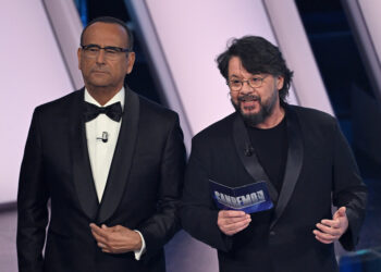 A Sanremo ‘Siamo al teatro Olimpico?’, rievocata la gaffe di Petrecca