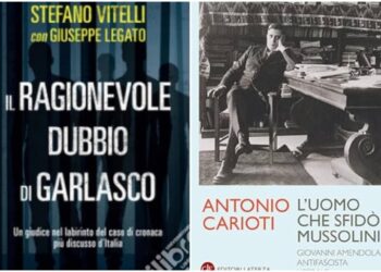 Dai ‘ragionevoli dubbi’ su Garlasco a ‘l’uomo che sfidò Mussolini’, le novità in libreria