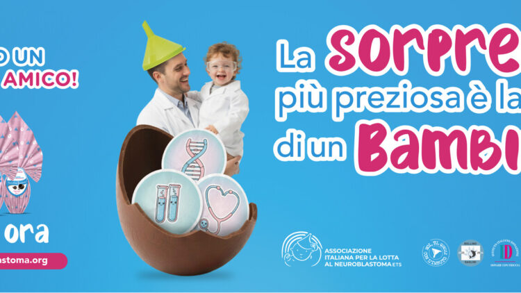 ‘Cerco un uovo amico’, iniziativa solidale per la ricerca contro il neuroblastoma