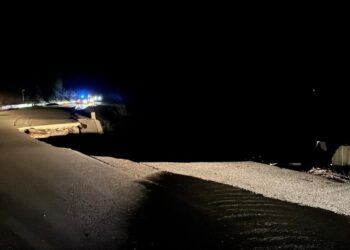 Frana strada provinciale su Monti Dauni, bus si ferma a pochi metri da voragine