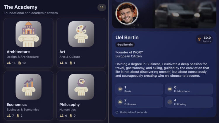 Nasce Ivory, social made in Italy che favorisce chi è più informato