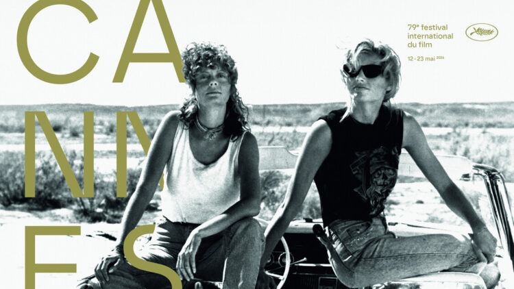 Davis e Sarandon nei panni di Thelma e Louise protagoniste sul poster di Cannes 2026