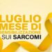 Il 26 luglio i palazzi delle istituzioni si illuminano di giallo per lotta ai sarcomi