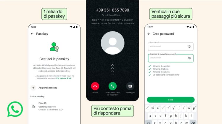 Password più sicure, Meta aggiorna WhatsApp su iPhone e Android